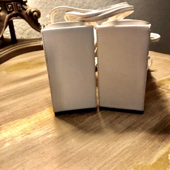 New JESSICA SIMPSON Maena Lace-up Strappy Leather High Heel Sandal SZ 9.5 - Picture 7 of 8